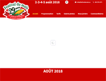 Tablet Screenshot of festivaldumais.ca